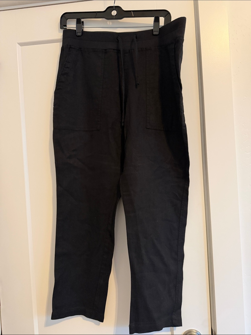 James Perse Black Drawstring Joggers